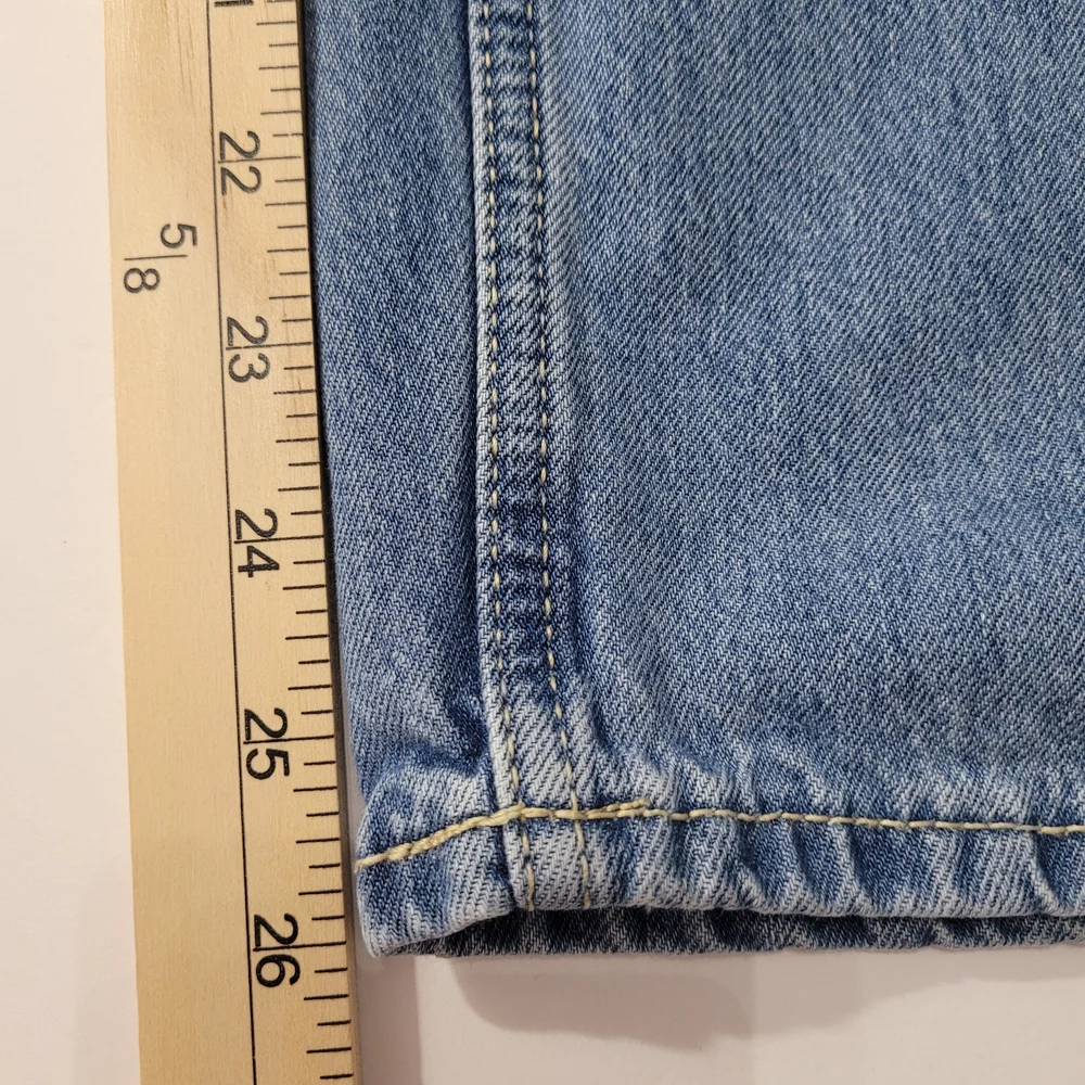 Old Navy Light Blue Drapey Denim Jeans 16 Petite - Picture 7 of 10